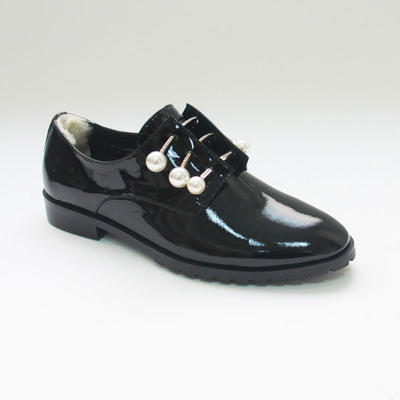 Footwear In Casual Shoes Patent Leather Oxford Platform Shoes