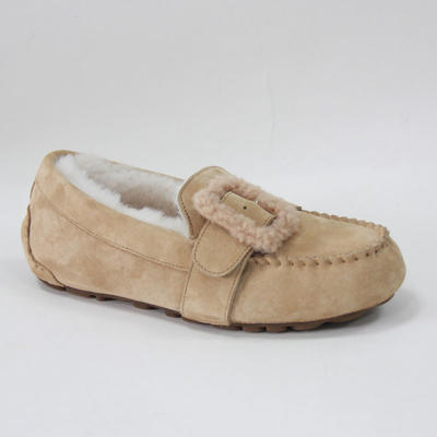 Factory Price Sheepskin Wool Outdoor Loafer Slippers for Sales